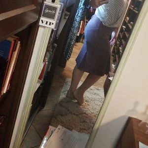 EUC Body by Victoria tweed purple skirt